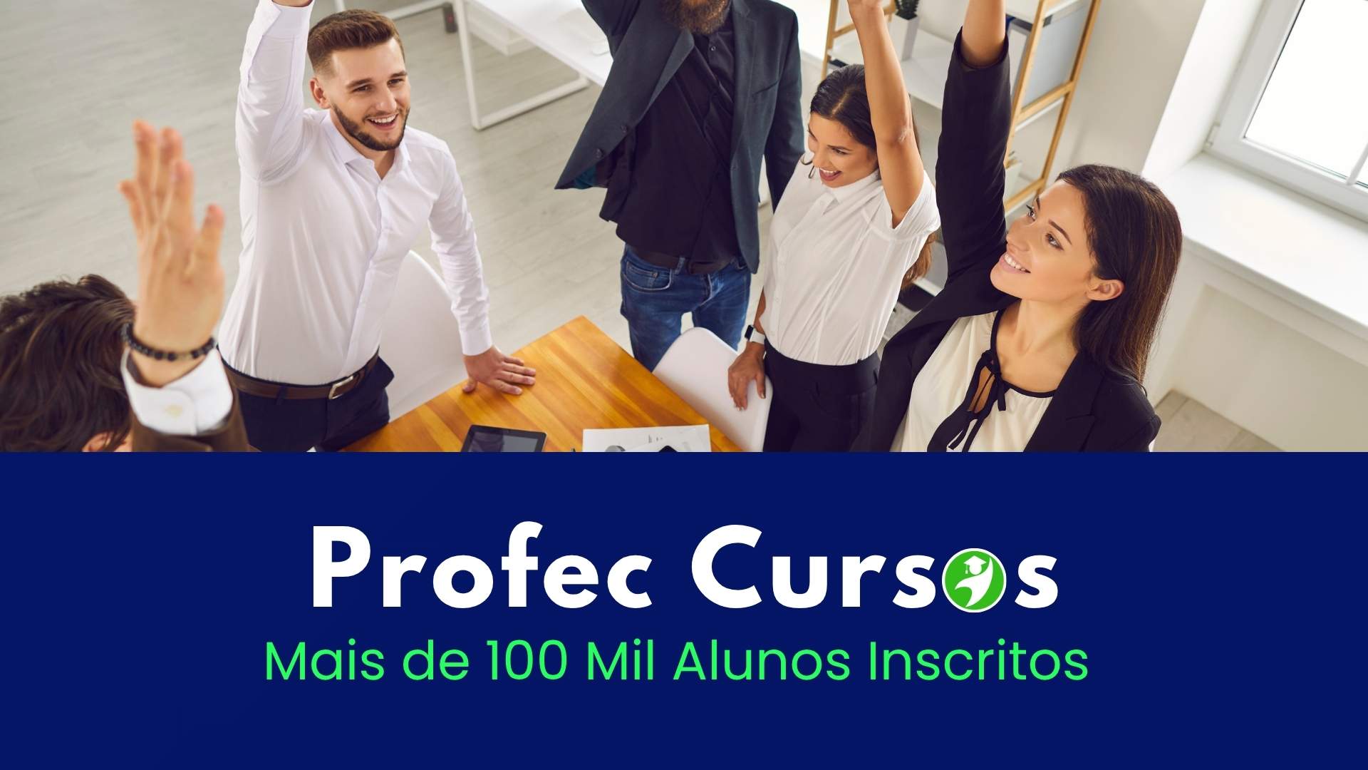 Mais de 100 mil alunos nos cursos gratuitos